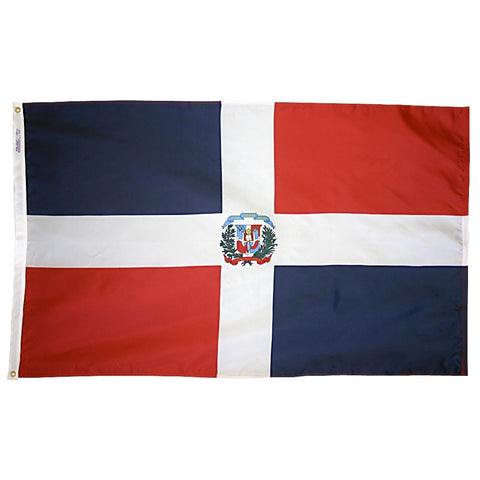 Dominican Republic Government Flag - ColorFastFlags | All the flags you'll ever need! 
