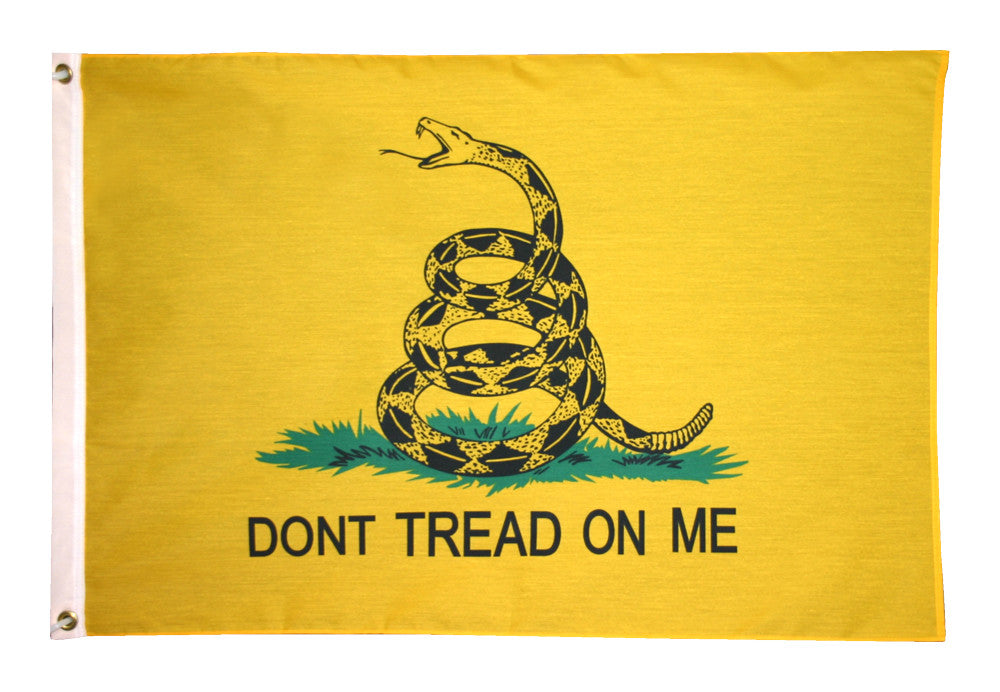 Gadsden "Don't Tread On Me" Flag Nylon - ColorFastFlags | All the flags you'll ever need! 

