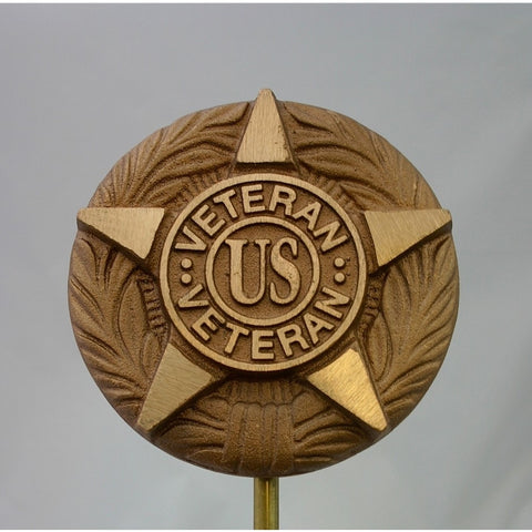 Bronze Grave Marker - General Military For All U.S. Veterans - ColorFastFlags | All the flags you'll ever need! 
