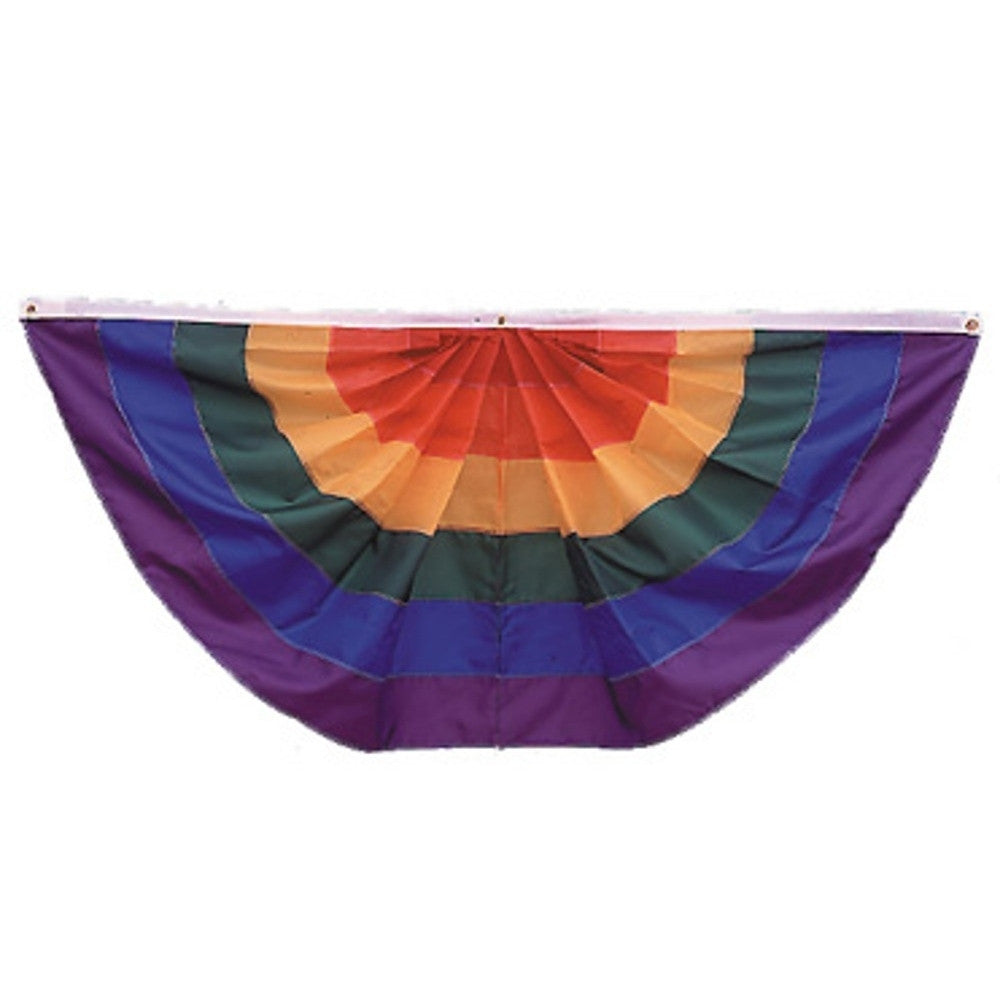 Rainbow LGBT Fan 3' x 6' - ColorFastFlags | All the flags you'll ever need! 
